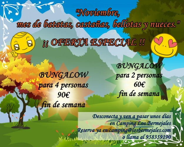 Mes De Noviembre Camping Los Bermejales